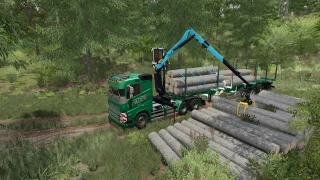 Volvo FH 16 Forestry Z-Crane Semi Pack 1.0.0.3 thumbnail 6