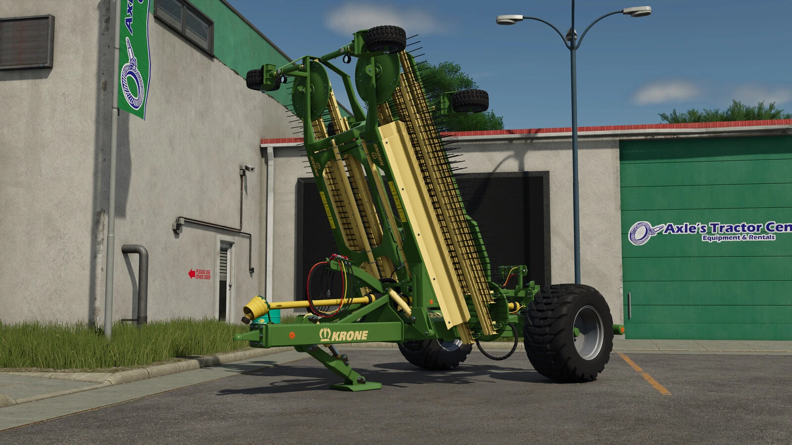 Krone Trailed Windrower 1.0