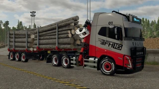 Volvo FH 16 Forestry Z-Crane Semi Pack 1.0.0.3 thumbnail 5
