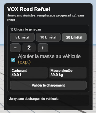 VOX Road Refuel - Jerrycan Refueling Anywhere