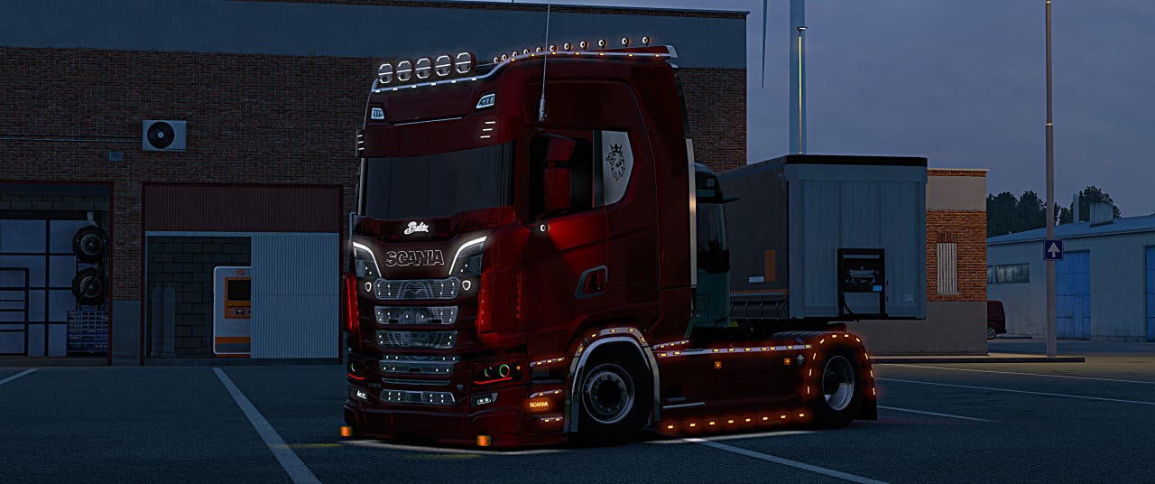 Tuning  Mega Mod Italian Scania 2016 SCS