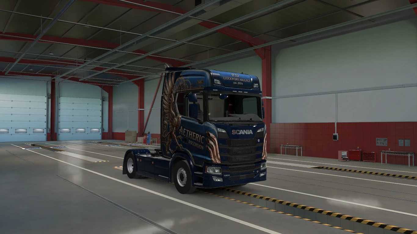 Blue Phoenix paintjob for scania v1.0 thumbnail 6