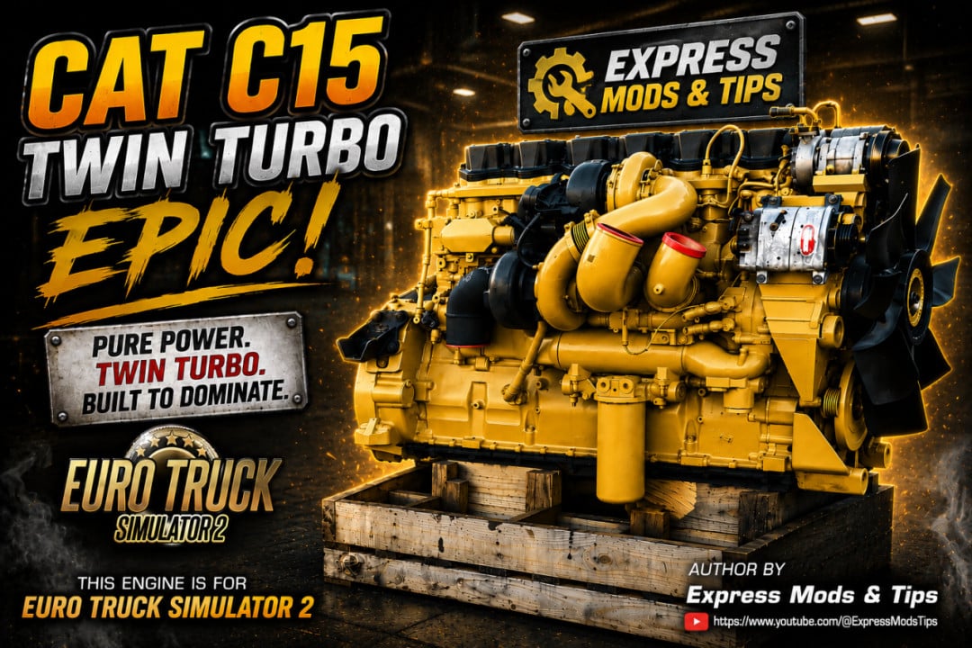 CAT C15 Twin Turbo Real Engine Pack