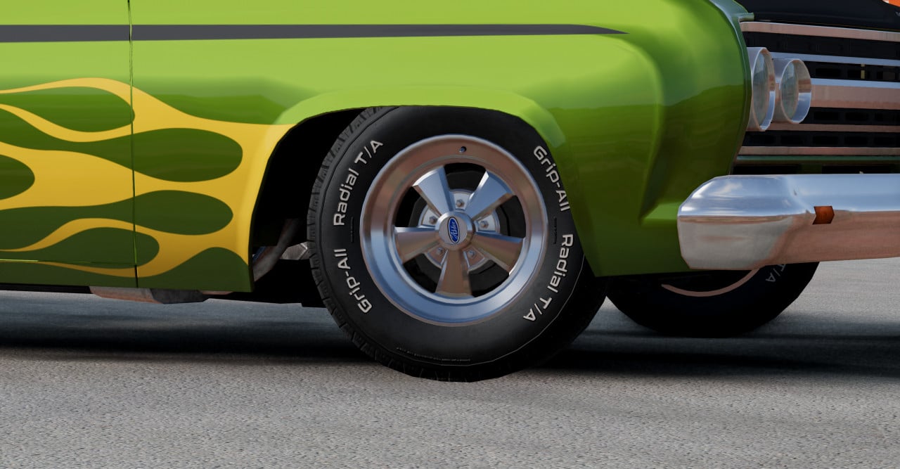 Vintage parts & livery pack  — wheels pack