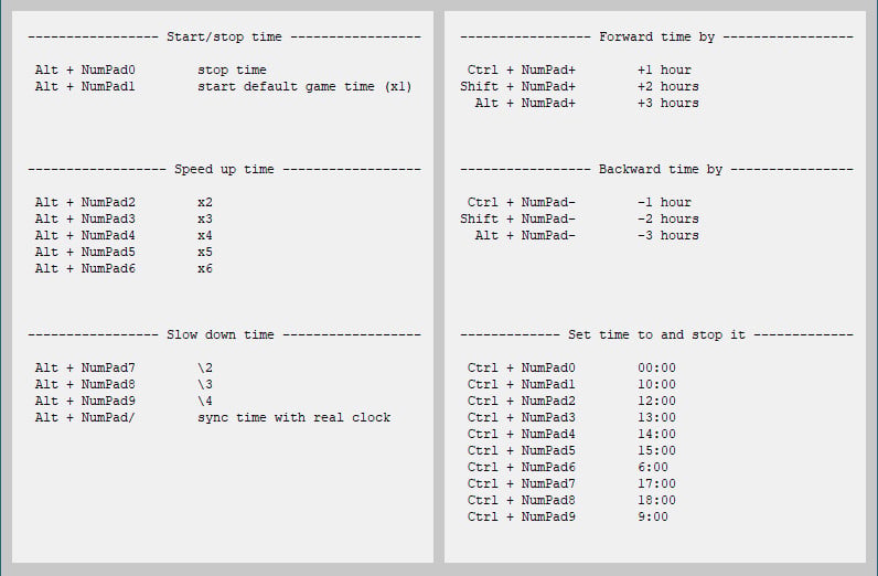 SnowRunner time control