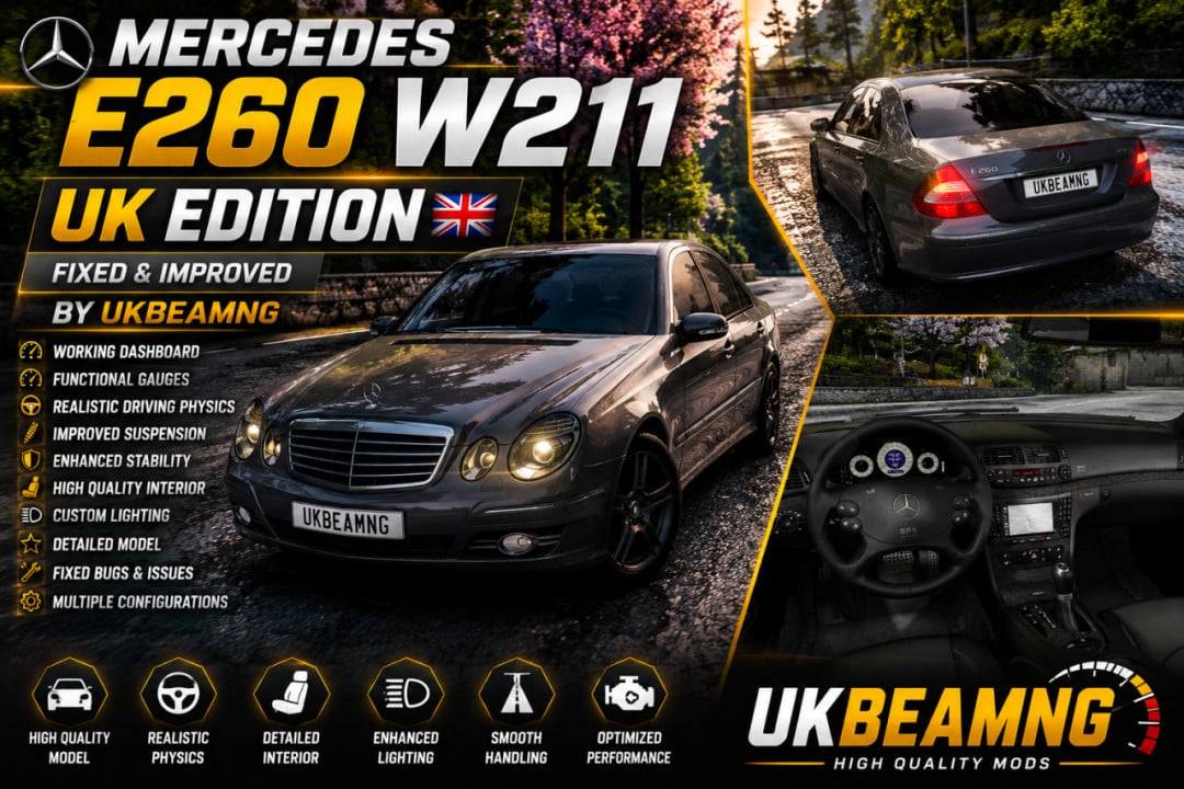 Mercedes-Benz E260 W211 Fixed & Improved