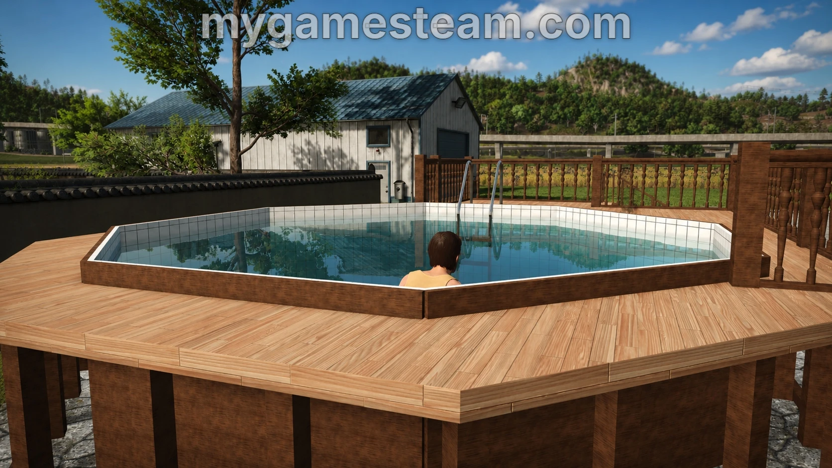 Wooden Pool Deck 1.0.0.0