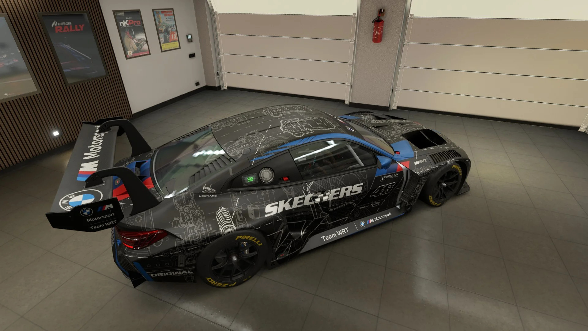 Pack BMW M4 GT3 WRT TEST BARCELONA 2022 #23 #46 image 4