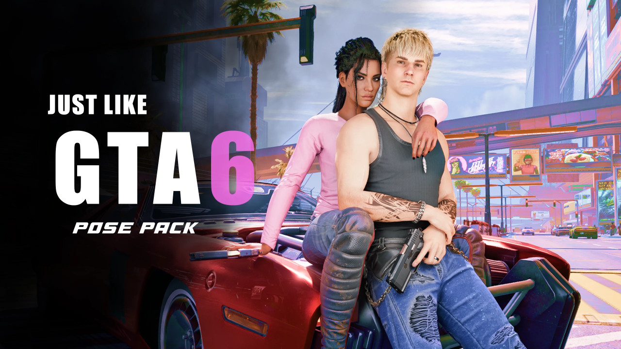 Just like GTA SIX pose pack