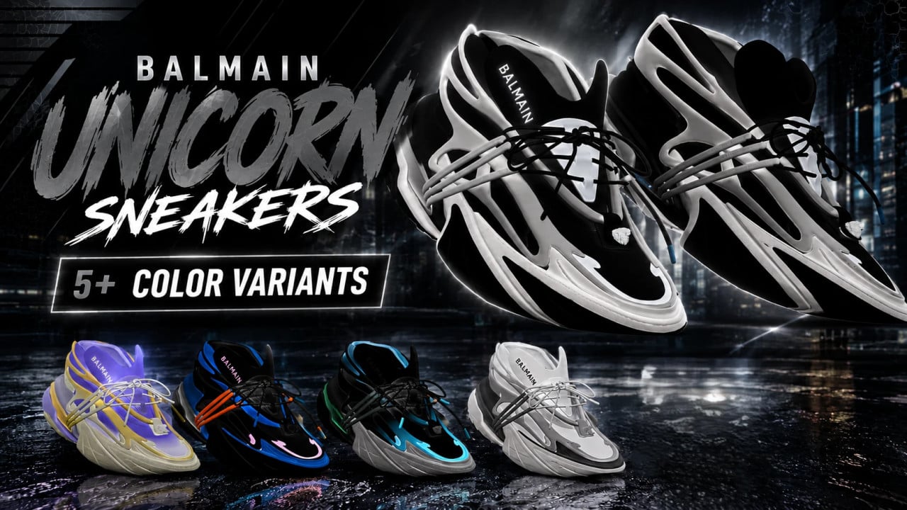 Balmain Unicorn Sneakers - Both V's
