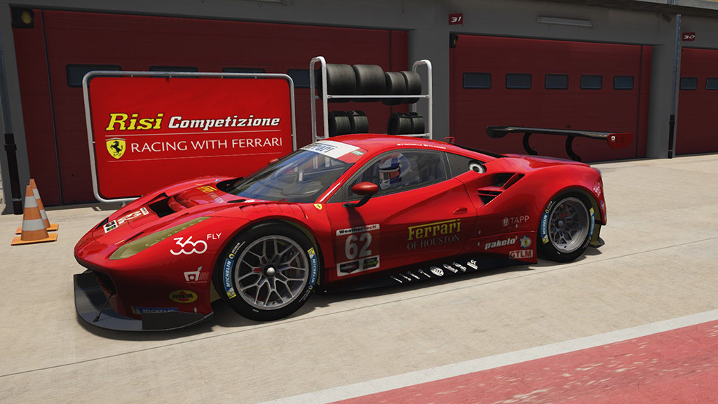 WeatherTech SportsCar Championship Ferrari 488 skin pack image 8