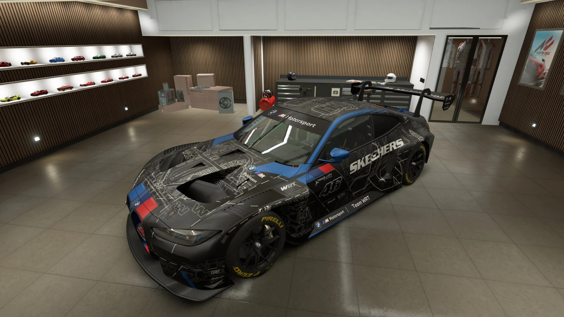 Pack BMW M4 GT3 WRT TEST BARCELONA 2022 #23 #46 image 2