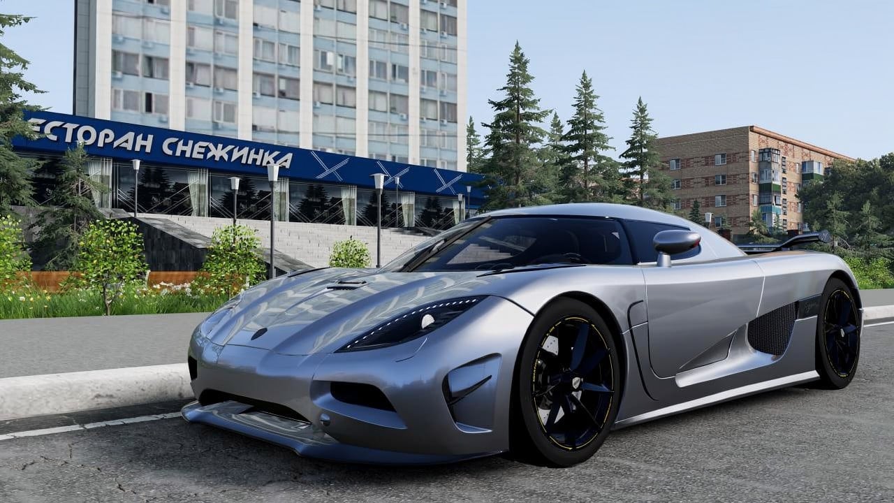 Koenigsegg Agera mod version 1.0 for BeamNG.drive (v0.38.x)