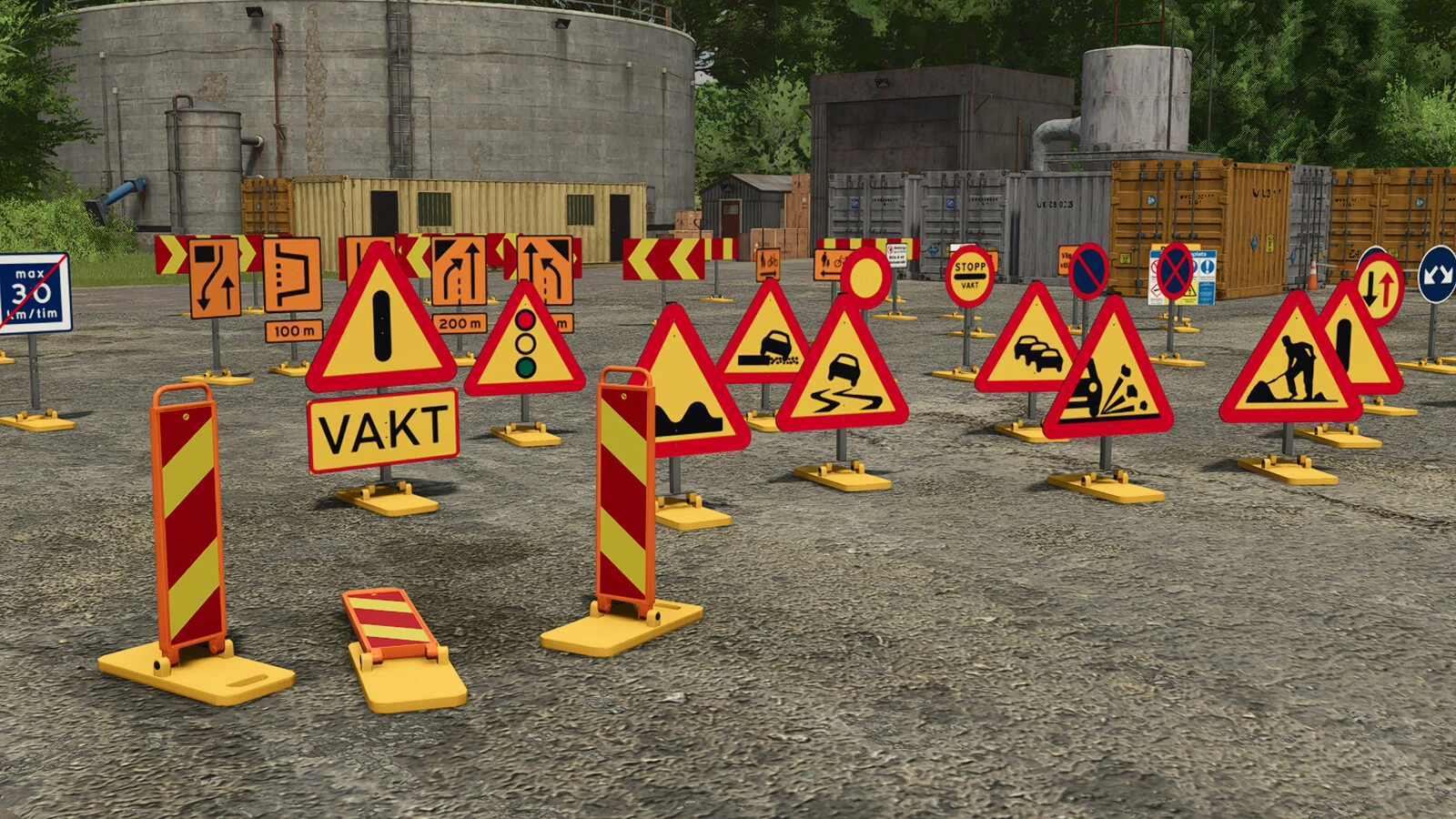 Swedish Construction Sign Pack Plus 1.0