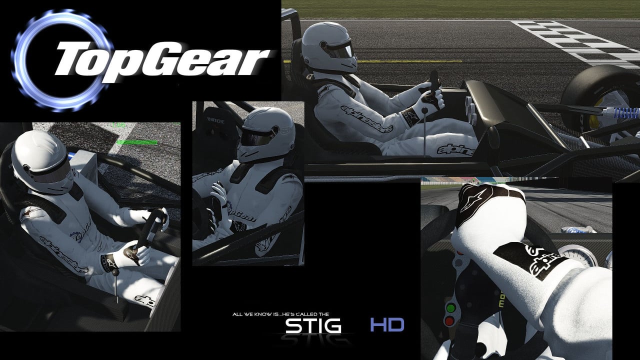 Driver 'THE STIG' in HD.