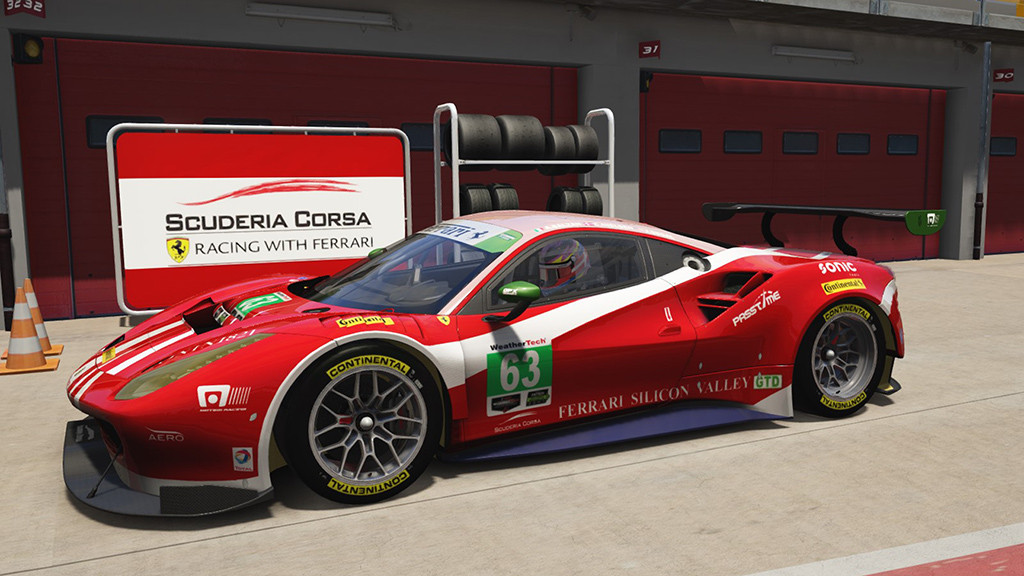 WeatherTech SportsCar Championship Ferrari 488 skin pack image 9