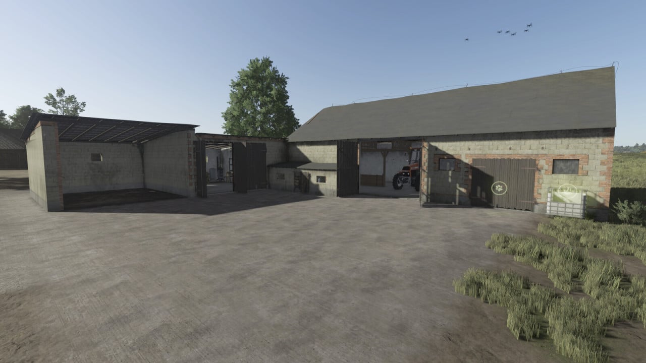 Small Pigsty With Barn