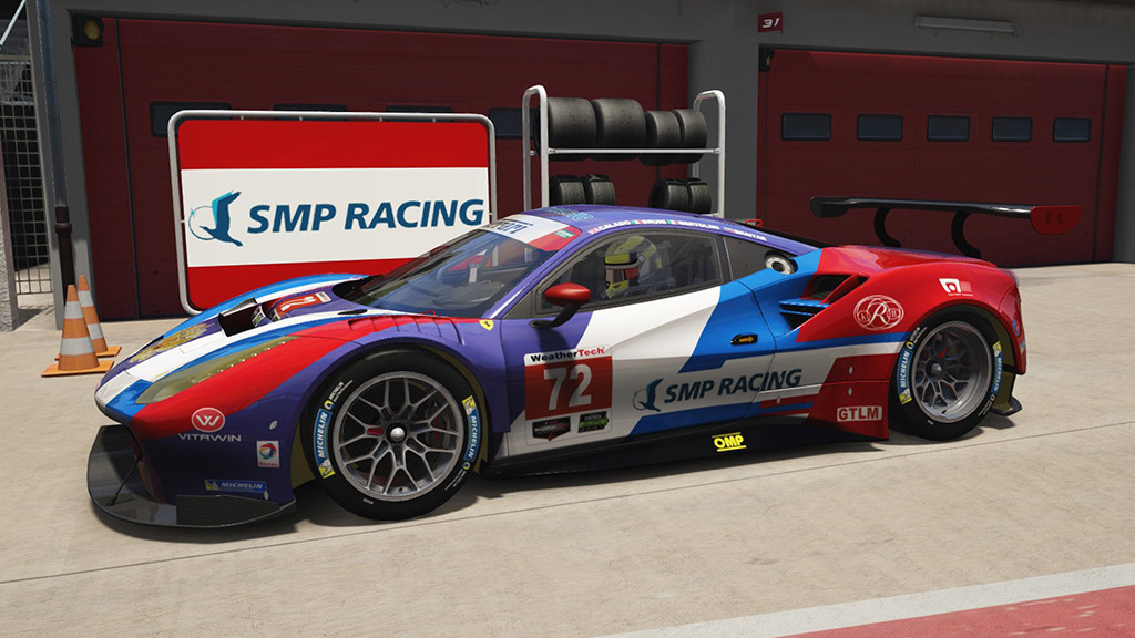 WeatherTech SportsCar Championship Ferrari 488 skin pack image 5