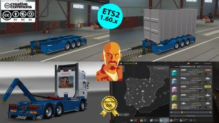 SCANIA R560 V8 ABROLL + BDF CONTAINER TRAILER v1.0 ETS2 1.60.x 1.00 thumbnail 4
