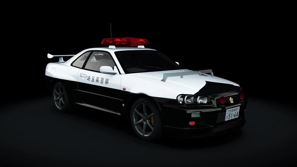Nissan Skyline R34 GT-R Marked 51-64 Iwatsuki 2002