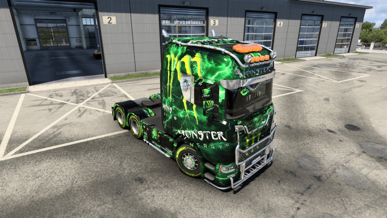Monster Energy Scania Skin