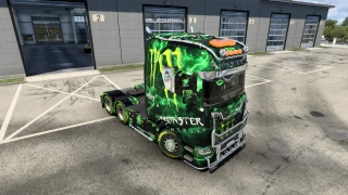 Monster Energy Scania Skin 1.0 thumbnail 7