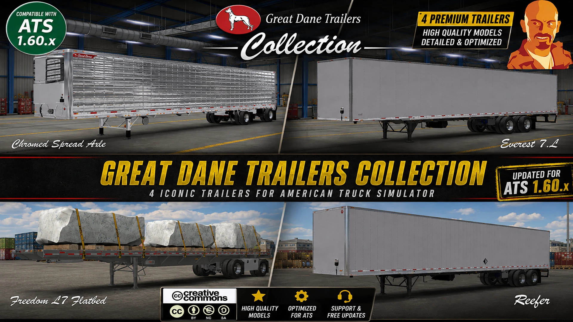 GREAT DANE TRAILERS COLLECTION v4.0 ATS 1.60.x 4.0
