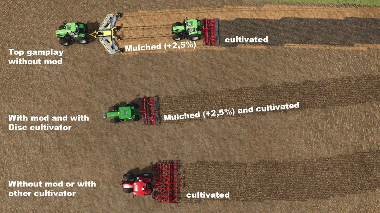 Disc Harrow Mulching 1.0