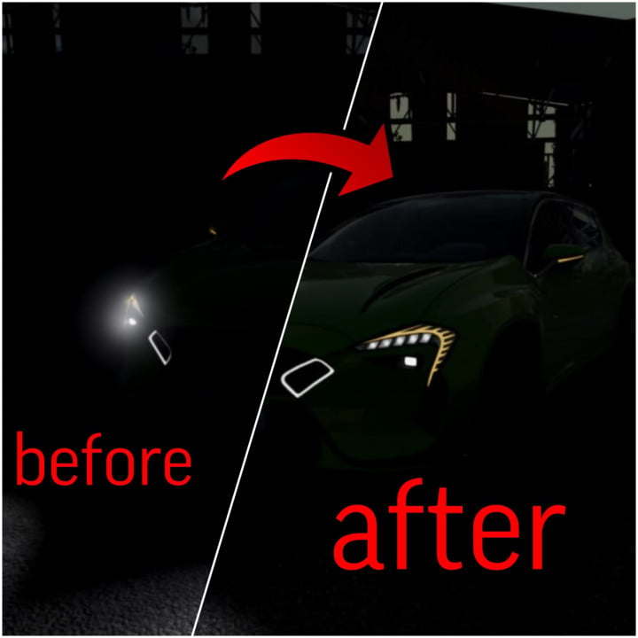 Flare scale light fix
