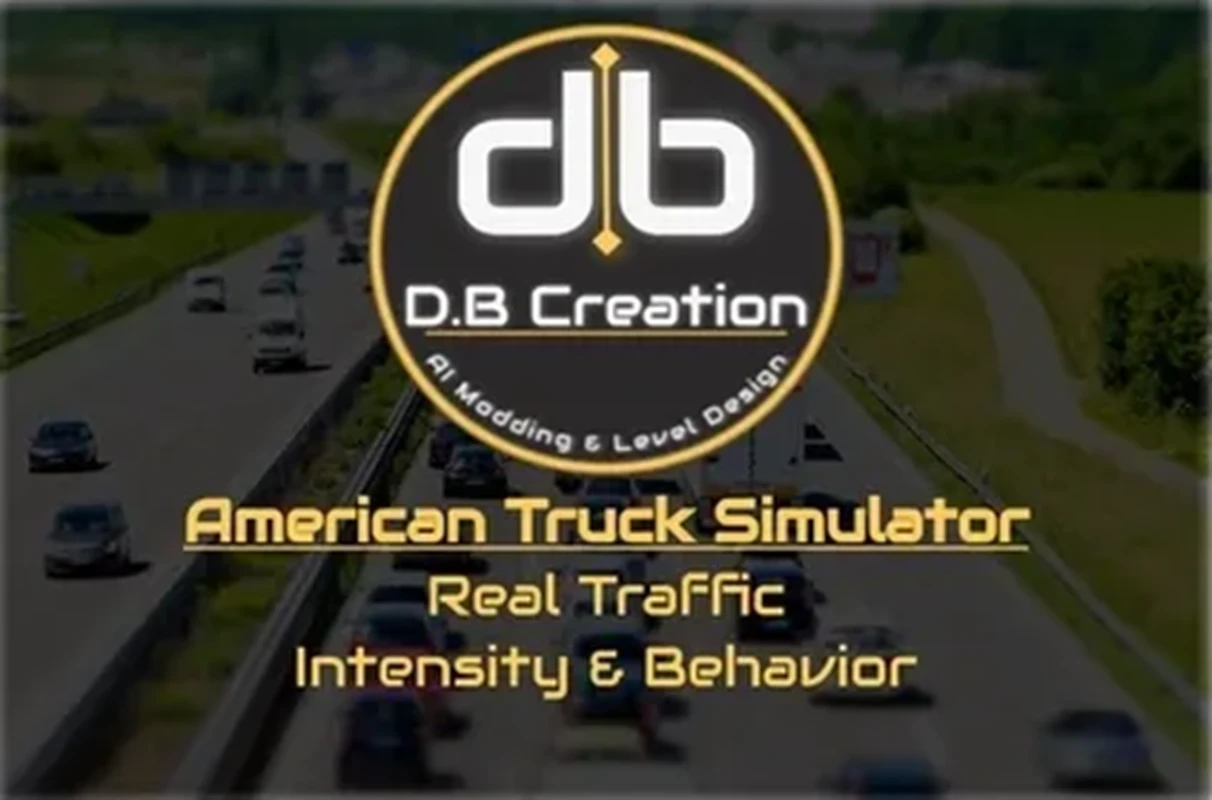 D.B Creation ATS Real Traffic Mod 1.60