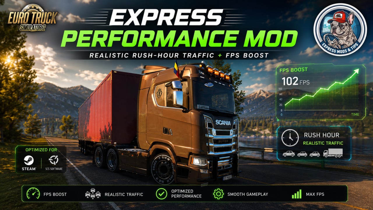 FPS Boost, Optimized Traffic & Vegetation  Low-End