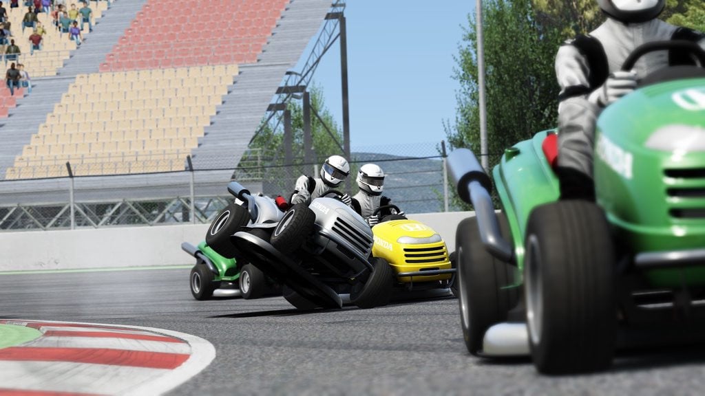 Honda Racing Lawn Mower
