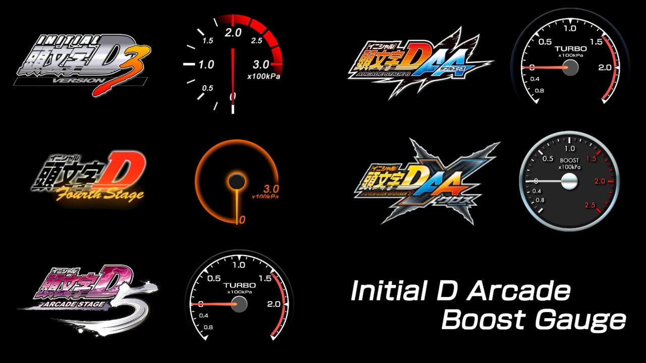 Initial D Arcade Boost Gauge