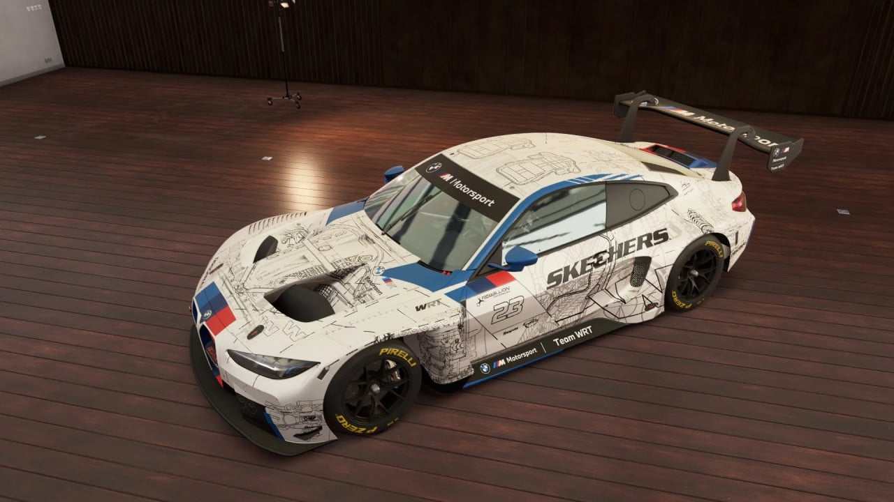 Pack BMW M4 GT3 WRT TEST BARCELONA 2022 #23 #46