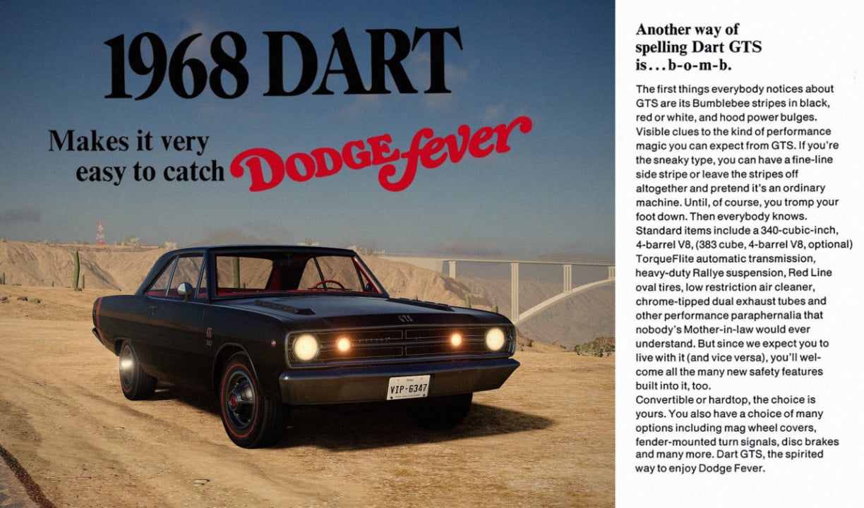 Dodge Dart GT/GTS 1968