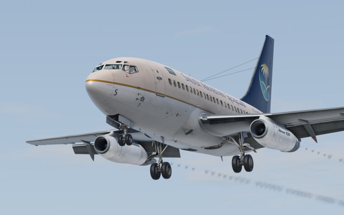 Saudi Arabian Airlines Livery for Baconzez 737-100