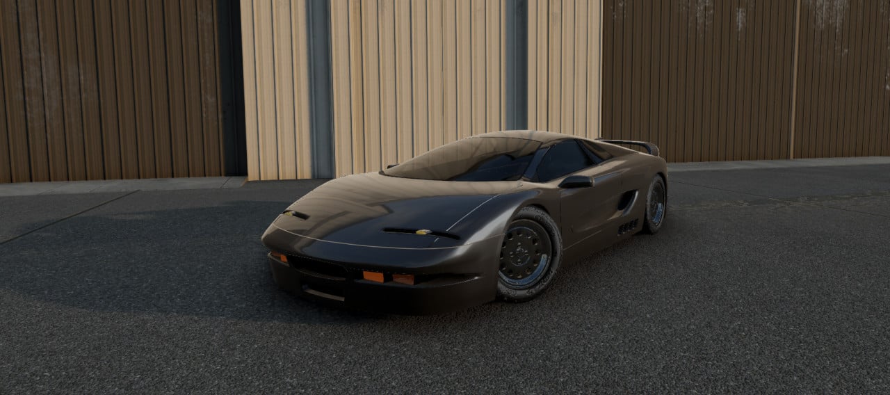 SAAB Aero XR900 twin turbo 1988(fictional concept car)(Automation)