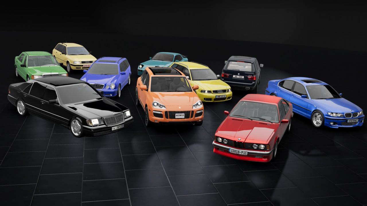 High Quality Old German Cars PACK