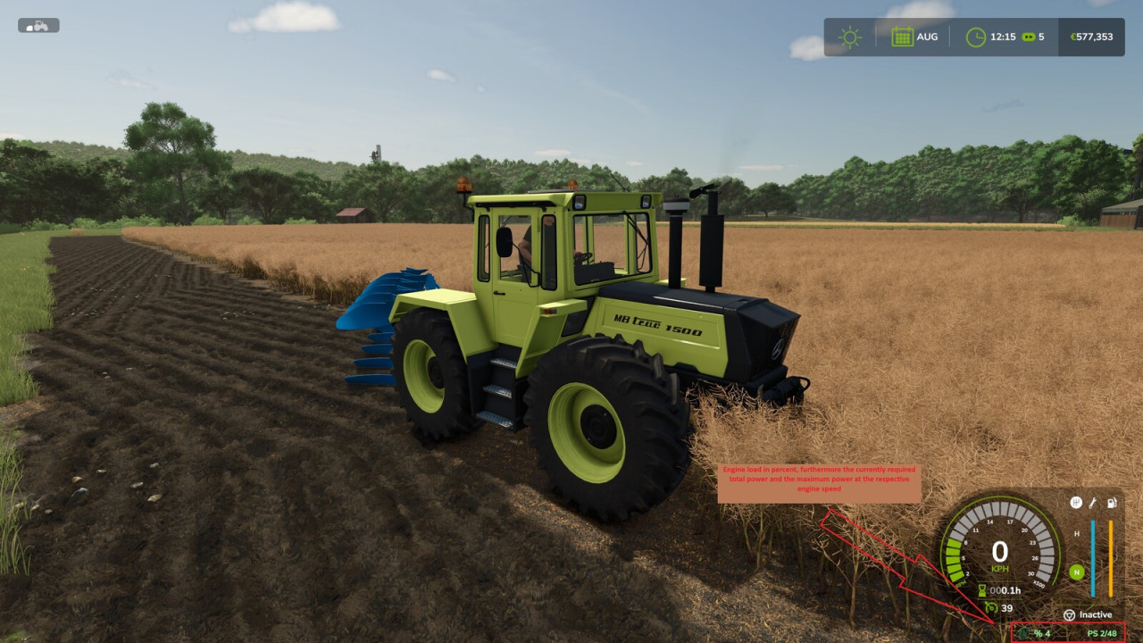 Motor Load HUD