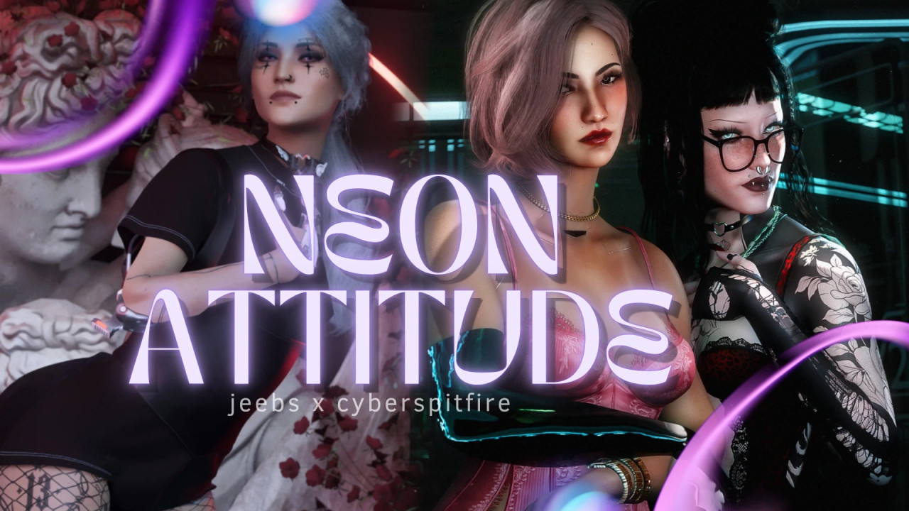 Neon Attitude -- Pose Pack