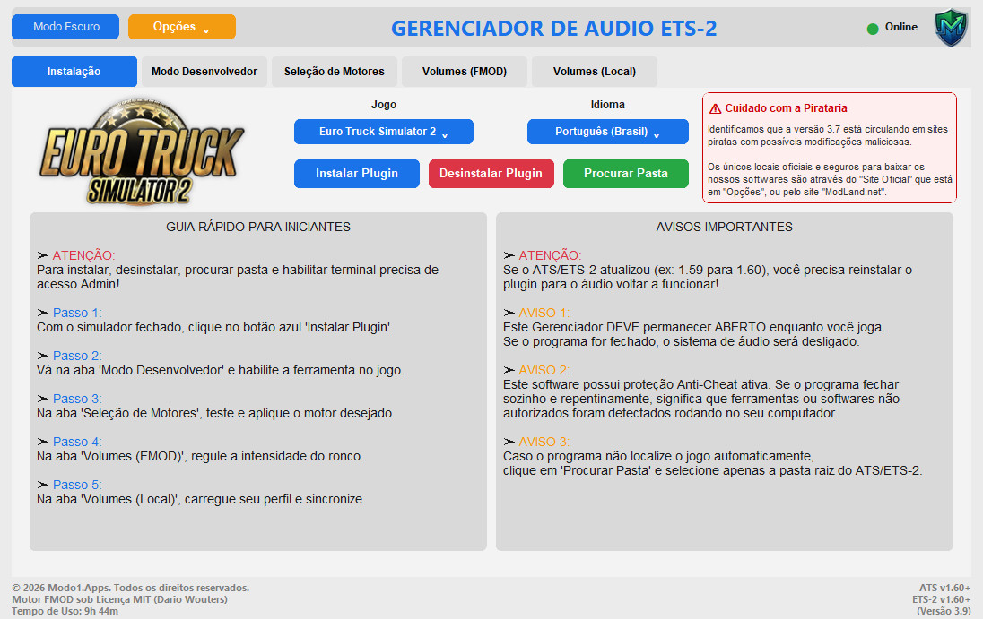 ATS/ETS-2 AUDIO MANAGER
