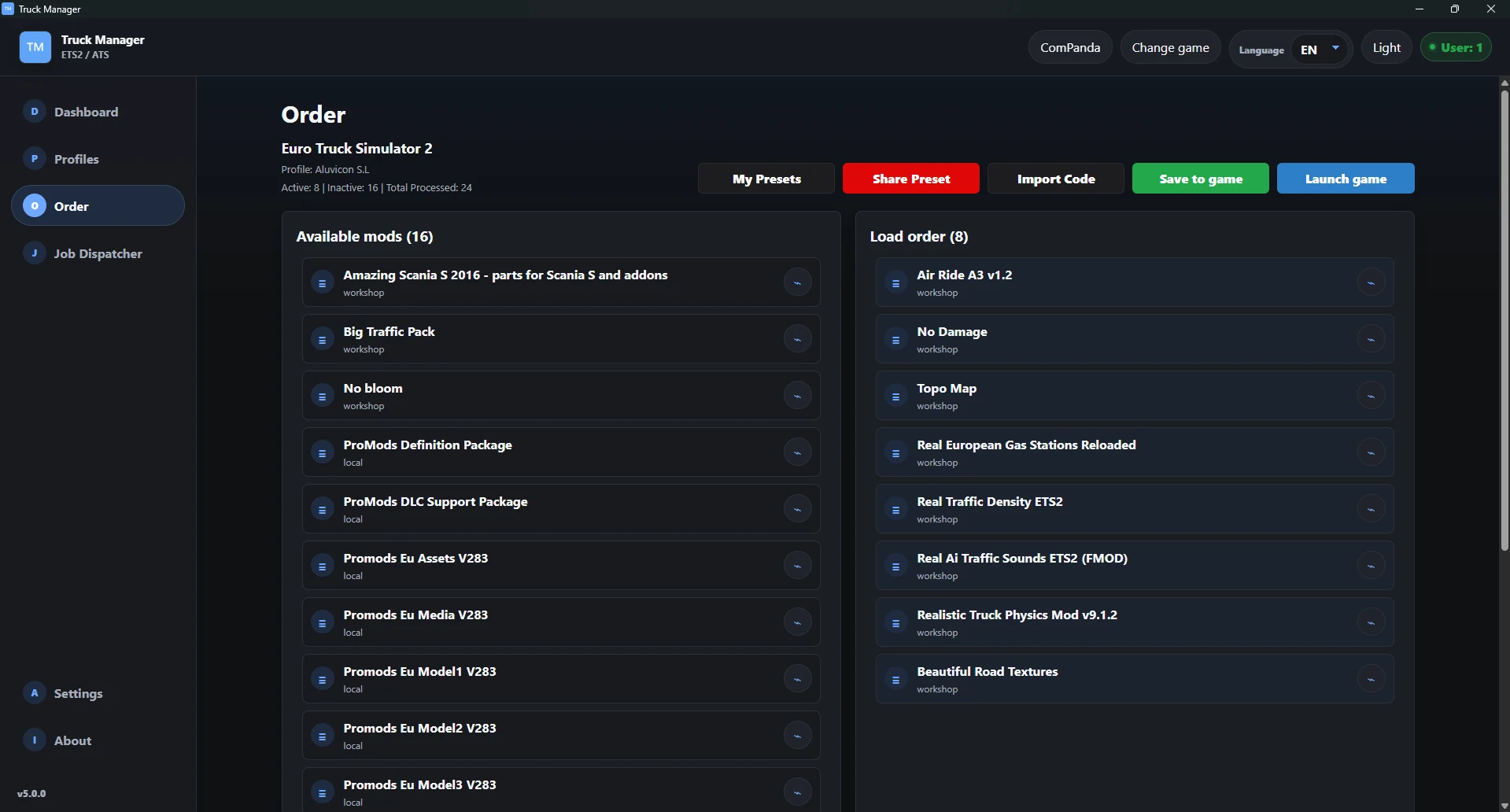 Truck Mod Manager 5.0.0