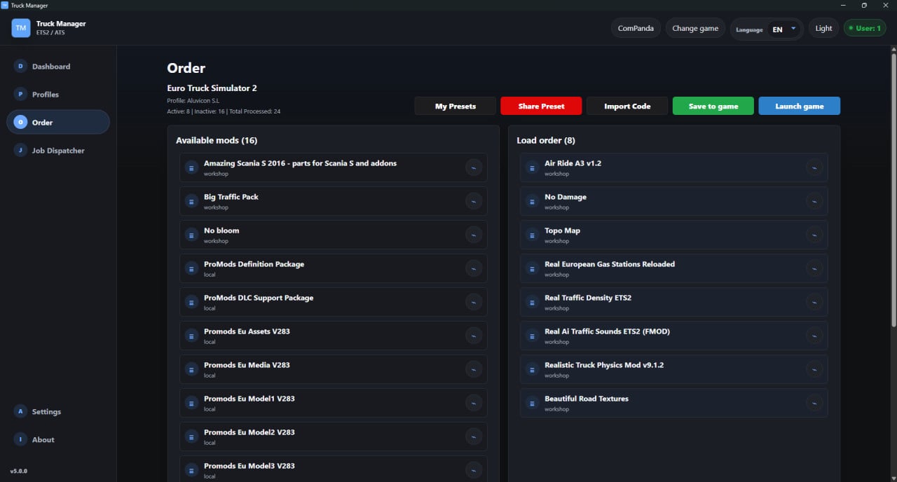 Truck Mod Manager