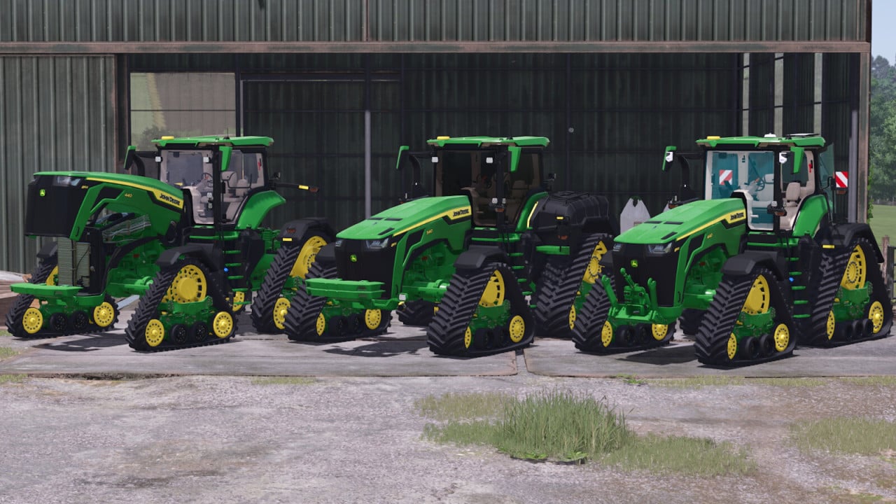 John Deere 8RX540 High Horsepower And Side Tanks