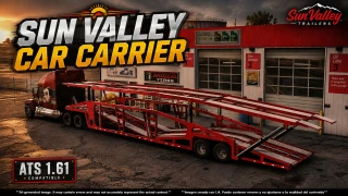 SUN VALLEY CAR CARRIER TRAILER v1.0 ATS 1.60-1.61.x 1.0 thumbnail 2