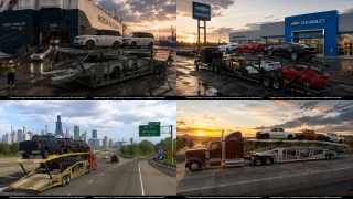 SUN VALLEY CAR CARRIER TRAILER v1.0 ATS 1.60-1.61.x 1.0 thumbnail 3