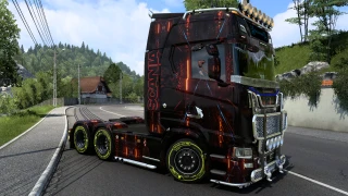 Abstract Red Scania Skin 1.0 thumbnail 5