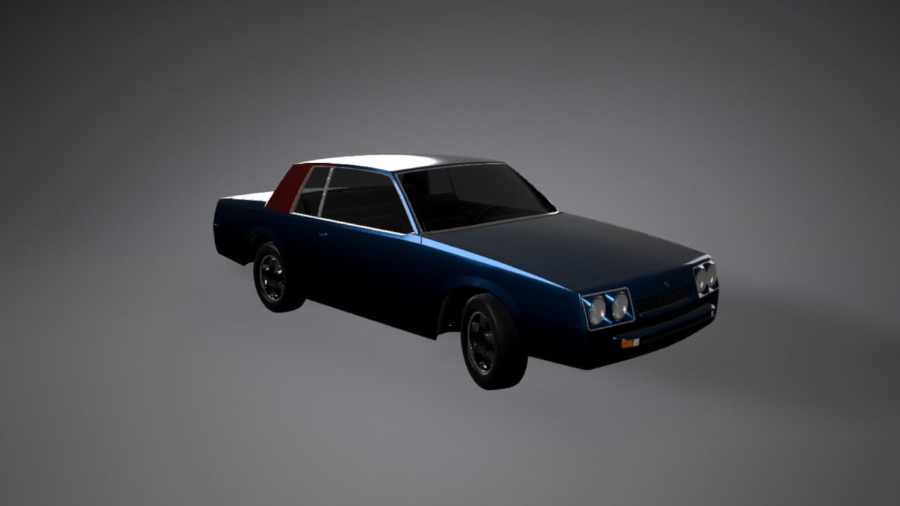 old chevy car my first mod for beamng drive