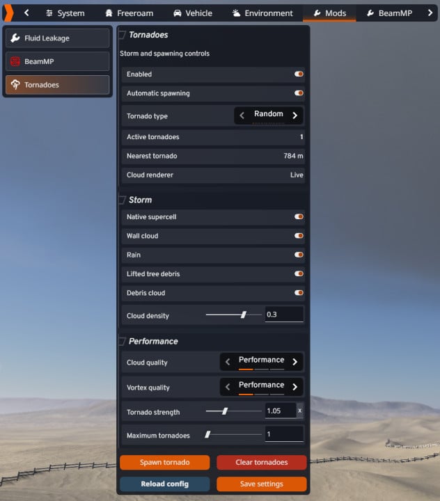 Volumetric Tornadoes