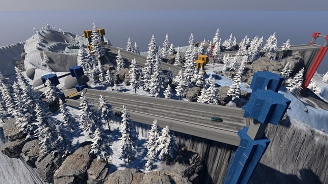 Down Hill Dodge - Icey Slopes